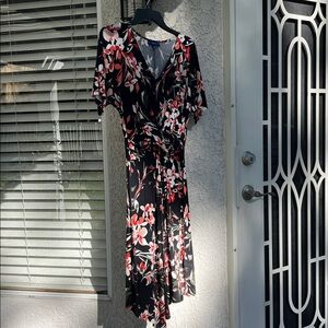 Apt. 9 Black and Red Asymmetrical Dress